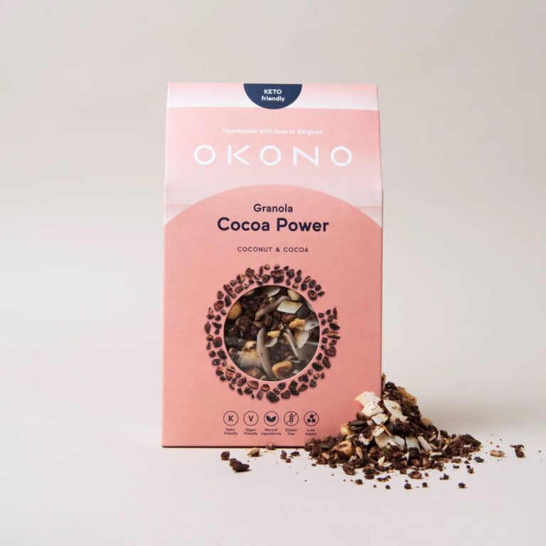 OKONO – Keto Granola Cocoa Power – kokos & cacao