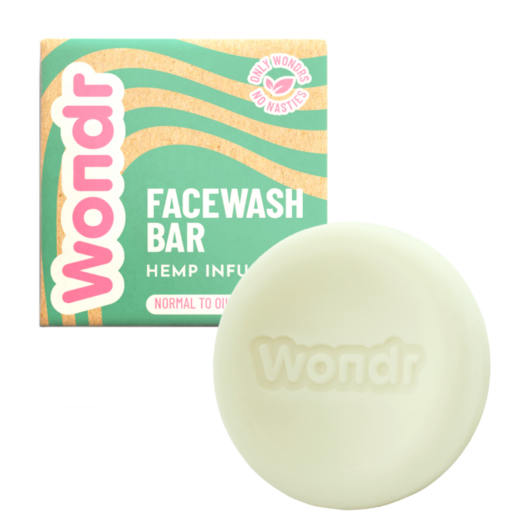 wondr face wash bar | hemp infusion